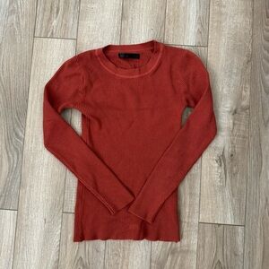Red/Orange Sweater Top